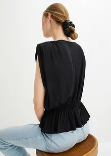 Mouwloos shirt met schoudervullingen, bonprix