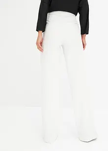 Wide leg broek met gouden knopen, bonprix