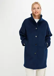 Korte coat in wollen look, bonprix