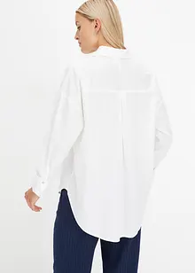 Oversized blouse van puur katoen, bonprix