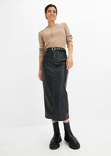 Imitatieleren rok, bonprix