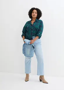 Wide leg jeans met high waist, bonprix