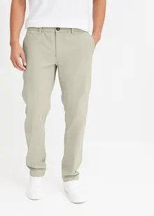 Loose fit stretch chino met biologisch katoen, straight, bonprix