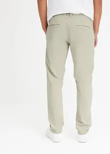 Loose fit stretch chino met biologisch katoen, straight, bonprix