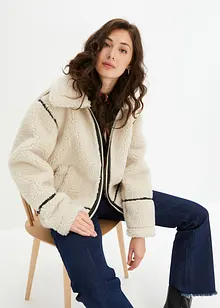 Imitatie lammy coat, bonprix