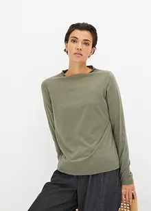 Longsleeve met boothals, bonprix