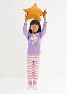 Meisjes pyjama met biologisch katoen (2-dlg. set), bonprix