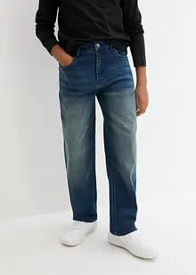 Jongens stretch jeans wide leg, loose fit, bonprix