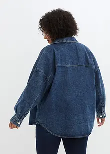 Oversized denim shacket, bonprix