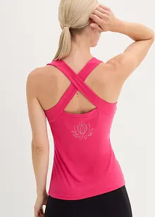 Sporttop met gekruiste schouderbandjes, bonprix