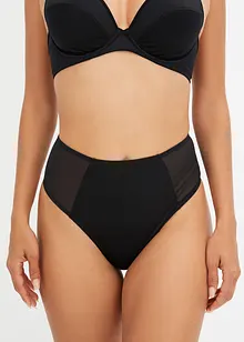 Taillestring met inzetstukken van mesh, bonprix