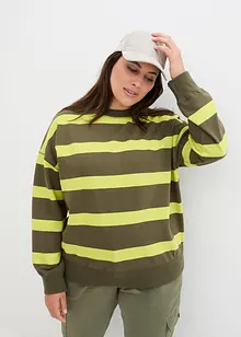 Gestreepte oversized sweater, bonprix