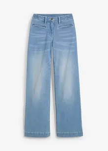 Flared Marlene Dietrich jeans, mid waist, bonprix