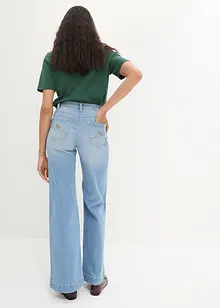 Flared Marlene Dietrich jeans, mid waist, bonprix