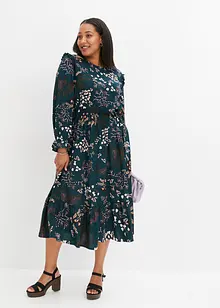 Gedessineerde midi jurk, bonprix