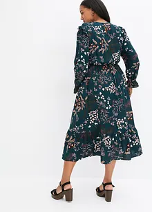Gedessineerde midi jurk, bonprix