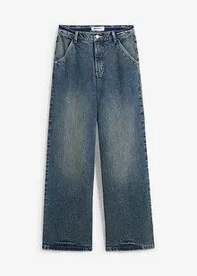 Wide leg jeans met high waist, bonprix