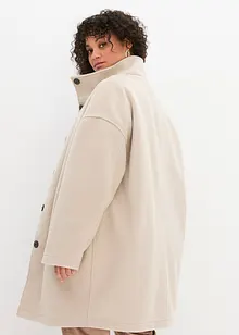 Korte coat in wollen look, bonprix