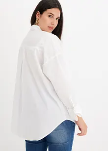 Oversized blouse van puur katoen, bonprix