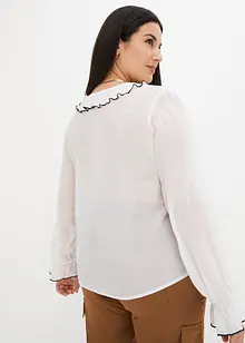 Blouse met volants, bonprix