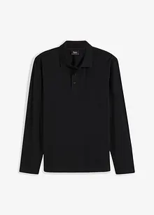 Piqué poloshirt met lange mouwen, bonprix