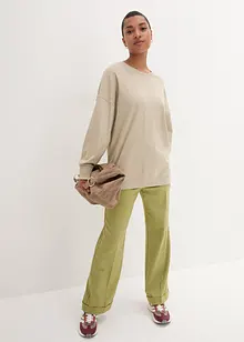 Oversized longsleeve met ballonmouwen, bonprix