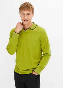 Poloshirt van biologisch katoen, lange mouw, bonprix