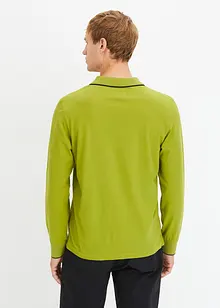 Poloshirt van biologisch katoen, lange mouw, bonprix