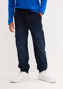 Jongens jeans met cargozakken, regular fit, bonprix