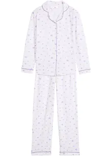 Meisjes pyjama met biologisch katoen (2-dlg. set), bonprix