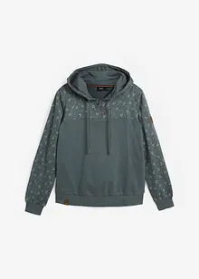 Hoodie met ritssluiting van biologisch katoen, bonprix