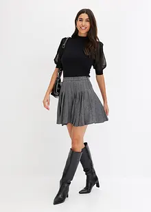 Plissé minirok, bonprix