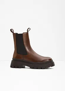 Chelsea boots van leer, bonprix