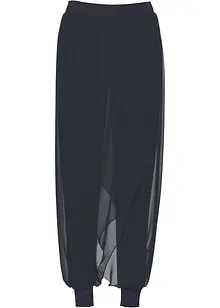 Broek met chiffon, bonprix