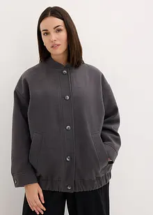Oversized jas in wollen look, bonprix