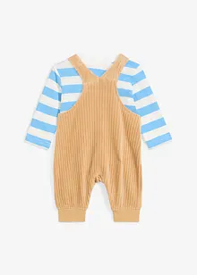 Baby longsleeve en tuinbroek (2-dlg. set), bonprix