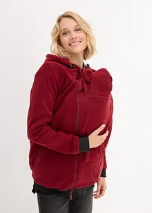 Fleece 2-in-1 zwangerschapsvest / draagvest, bonprix