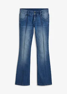 Flared jeans met low waist, bonprix