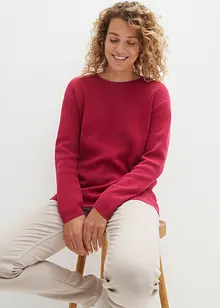 Essential trui van milano knit wear met ronde hals, bonprix