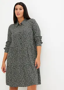 Crêpe blousejurk van viscose, bonprix