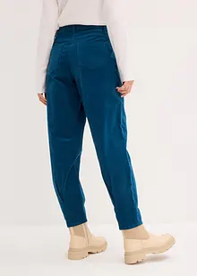 Corduroy broek met biologisch katoen, balloon fit, bonprix