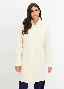 Korte coat in wollen look, bonprix