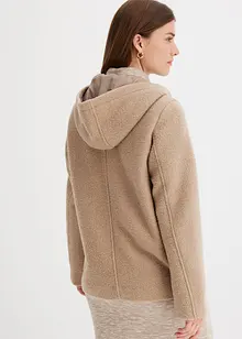 Peacoat van zacht bouclé, bonprix