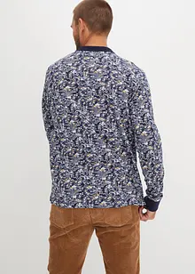 Piqué poloshirt, lange mouw, bonprix