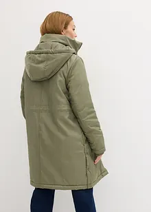 Gewatteerde parka met afneembare capuchon en tunneltje, bonprix