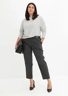 Pantalon met krijtstrepen, bonprix