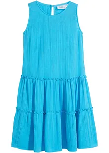 Meisjes midi jurk van mousseline, bonprix