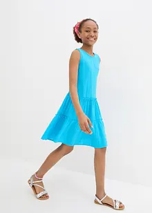 Meisjes midi jurk van mousseline, bonprix