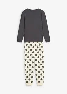 Meisjes pyjama met biologisch katoen (2-dlg. set), bonprix