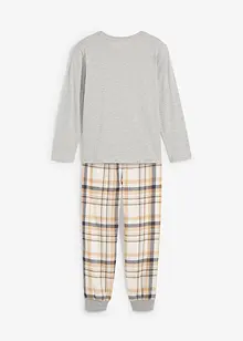 Kinderen pyjama met flanellen broek (2-dlg. set), bonprix
